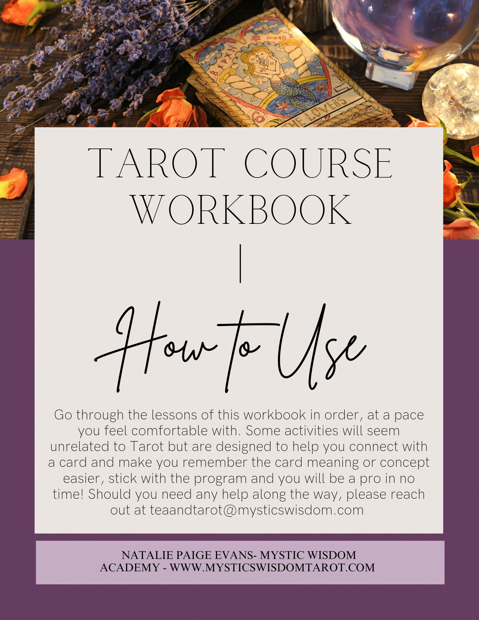tarot course workbook